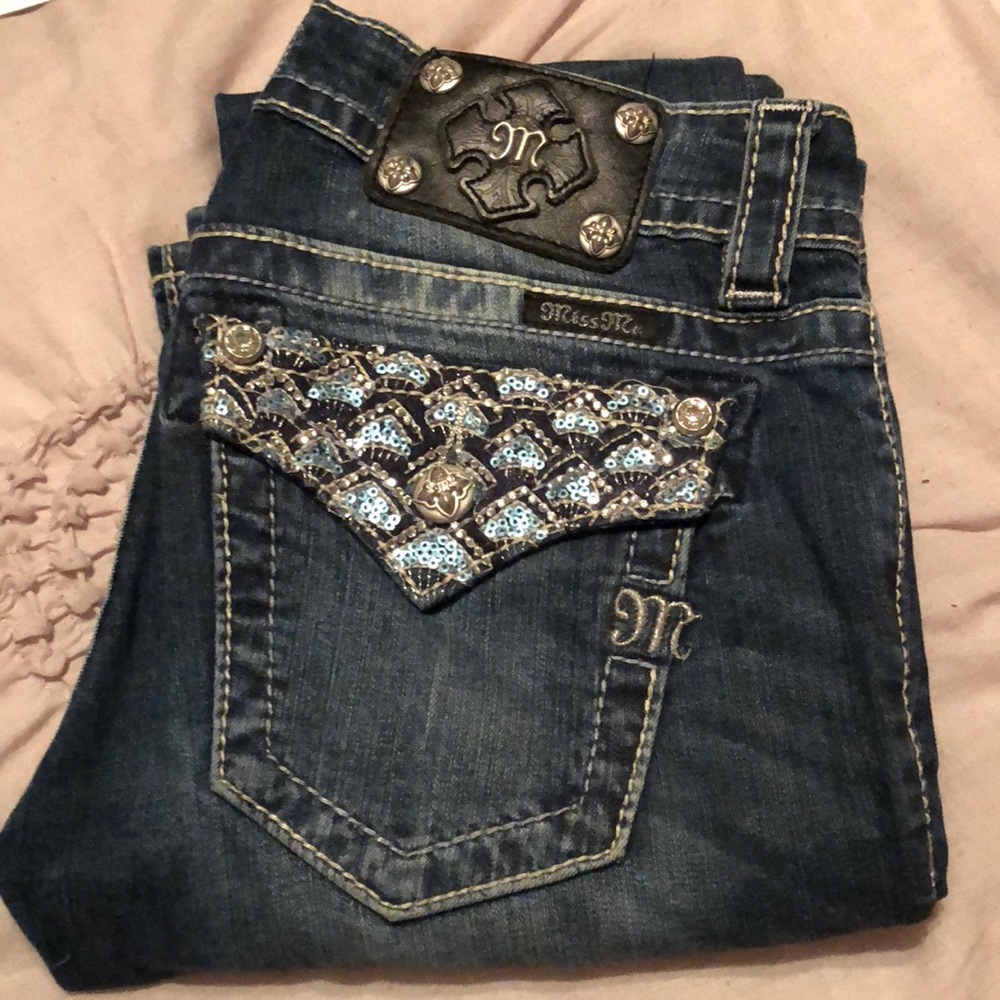 Sequin Miss Me jeans